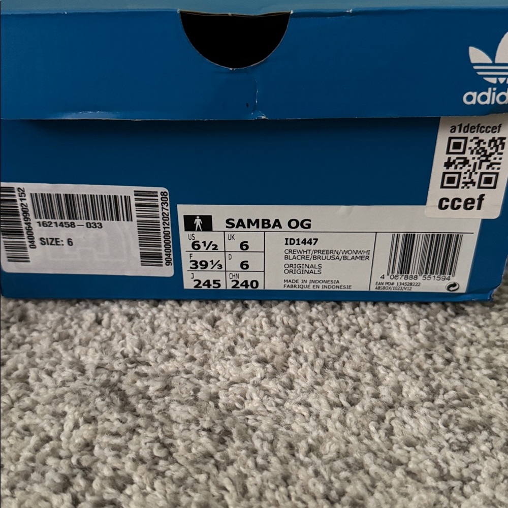 Adidas Samba OG cream white preloved brown - Picture 7 of 8